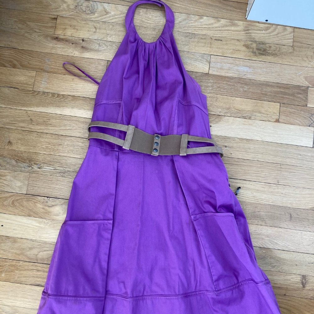 Purple Graduation / Wedding Guest Dress W/ Pockets